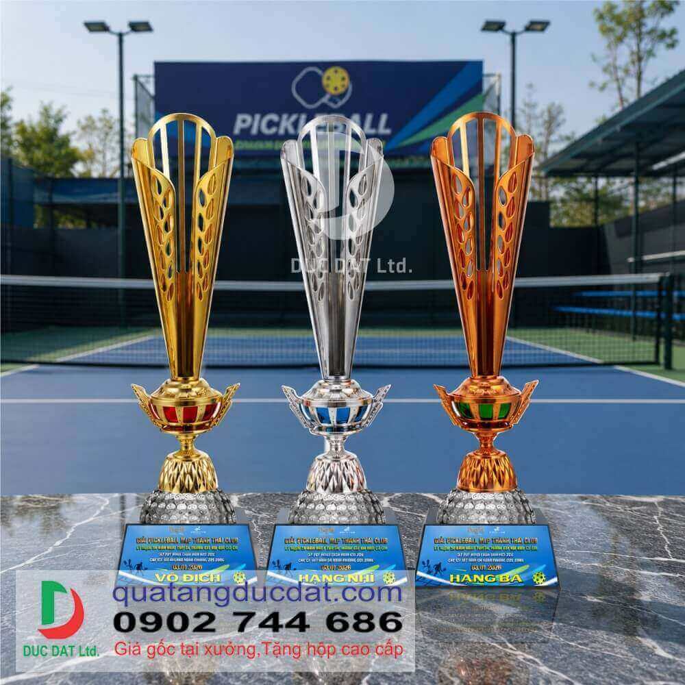 Cúp Pickleball 51 thiết kế hiện đại, giá rẻ