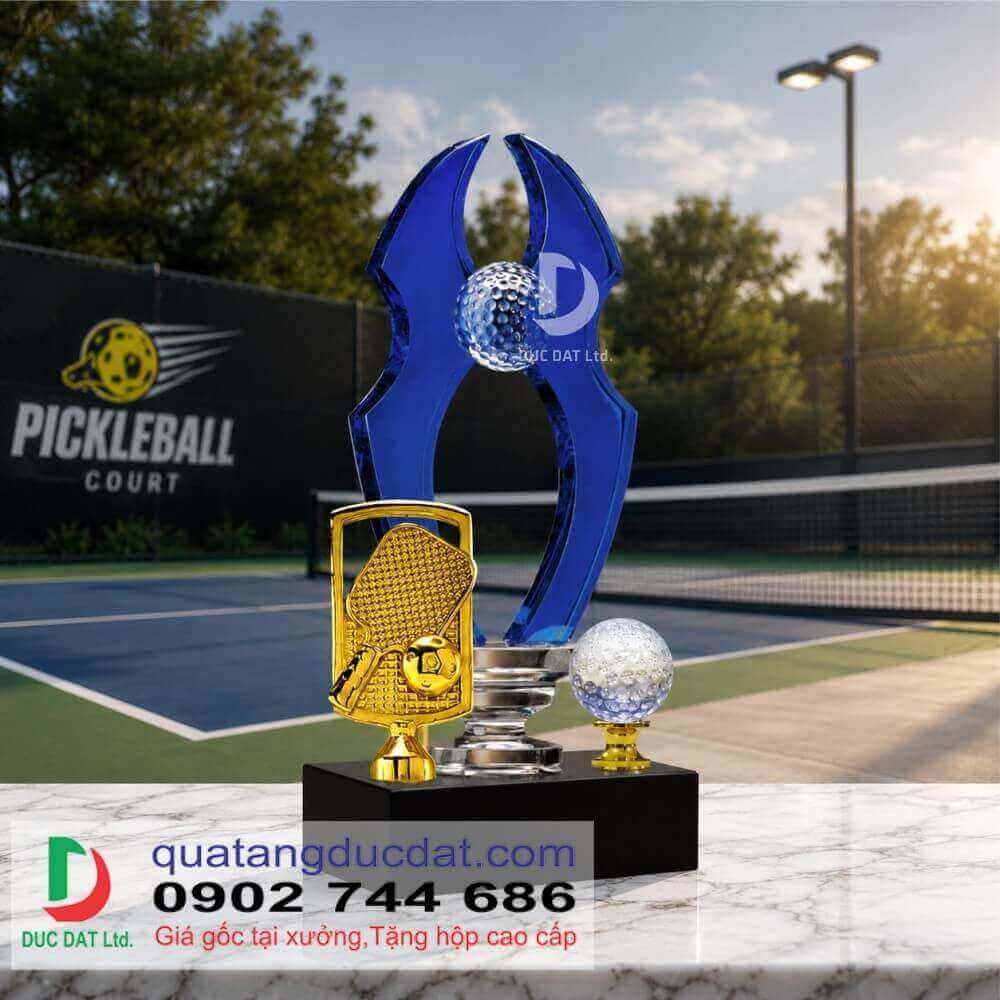 Cúp Pickleball 52 – Mẫu Cúp Thể Thao Cao Cấp Dành Cho Giải Đấu Pickleball