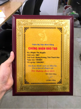 Bảng vinh danh VD-001