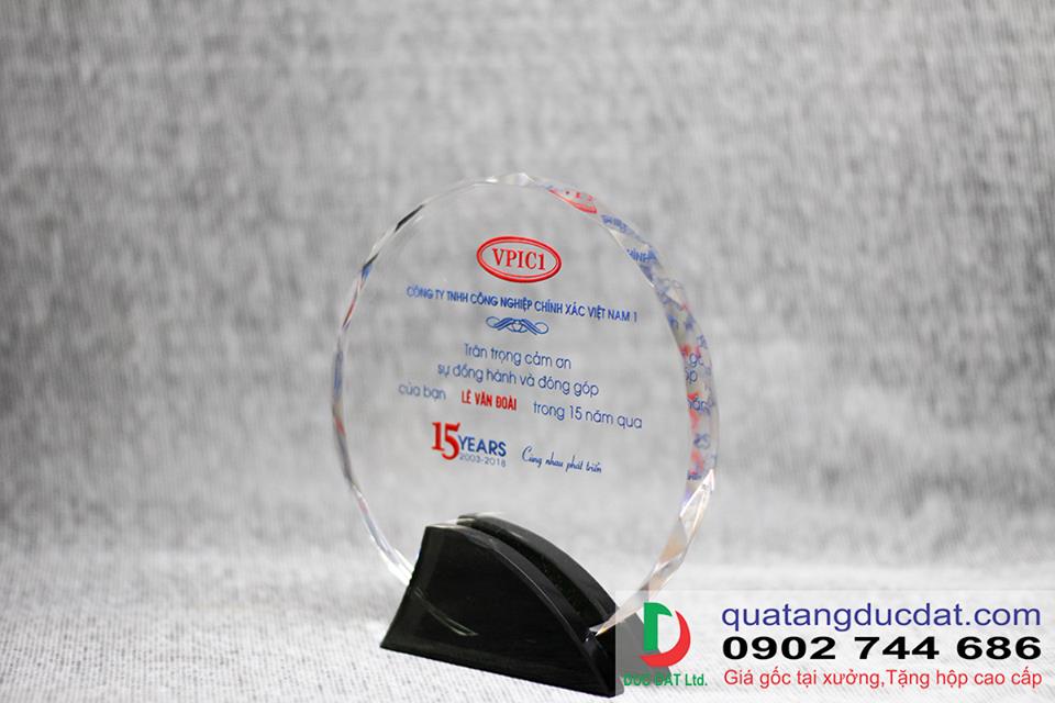 Kỷ niệm chương pha lê PL212
