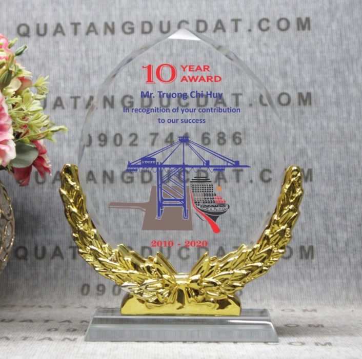 Kỷ niệm chương pha lê pl161