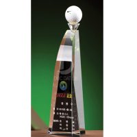 Cúp golf pha lê 19