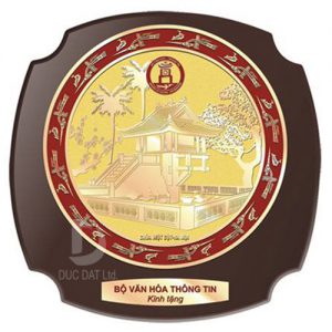 Kỷ niệm chương gỗ đồng GD02