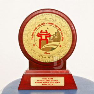 Kỷ niệm chương gỗ đồng GD09