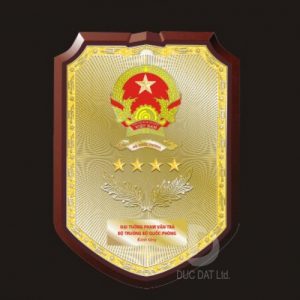 Kỷ niệm chương gỗ đồng GD18