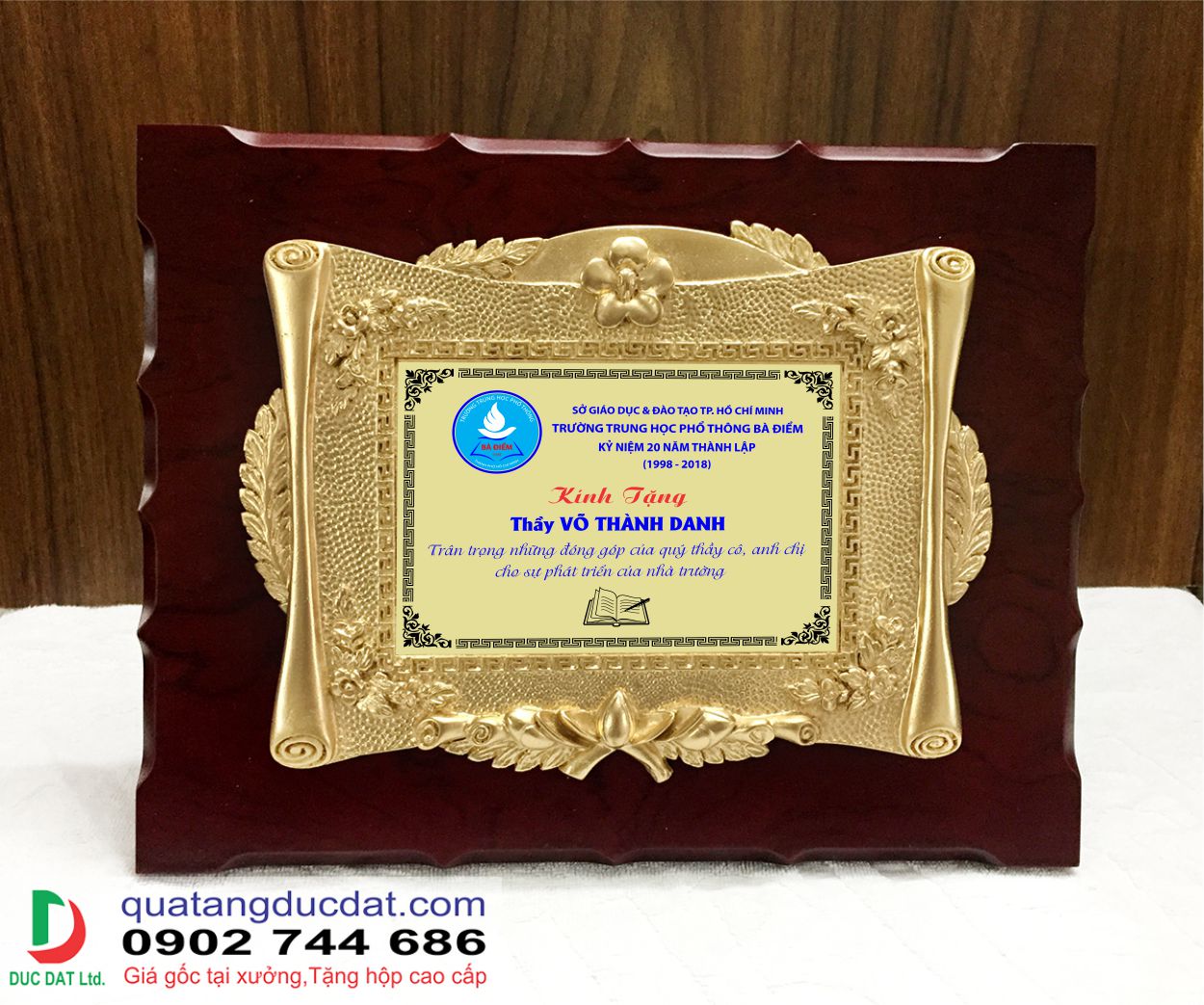 Kỷ niệm chương gỗ đồng 34